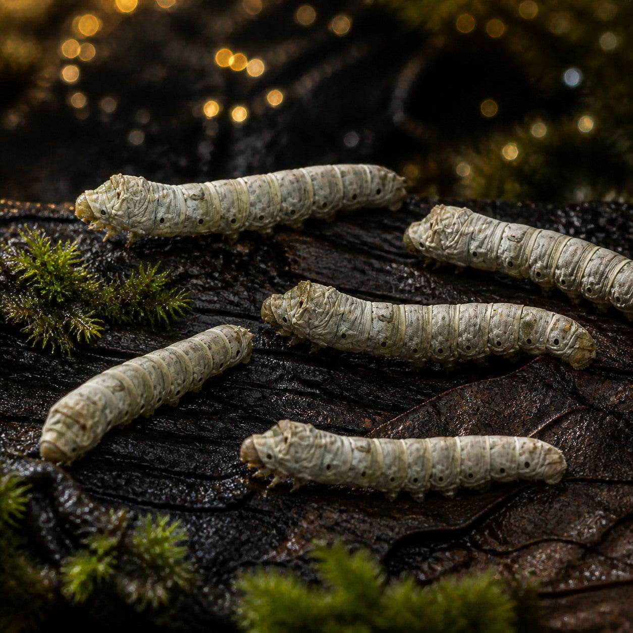 Silkworms, Large (1 1/2 Inch)