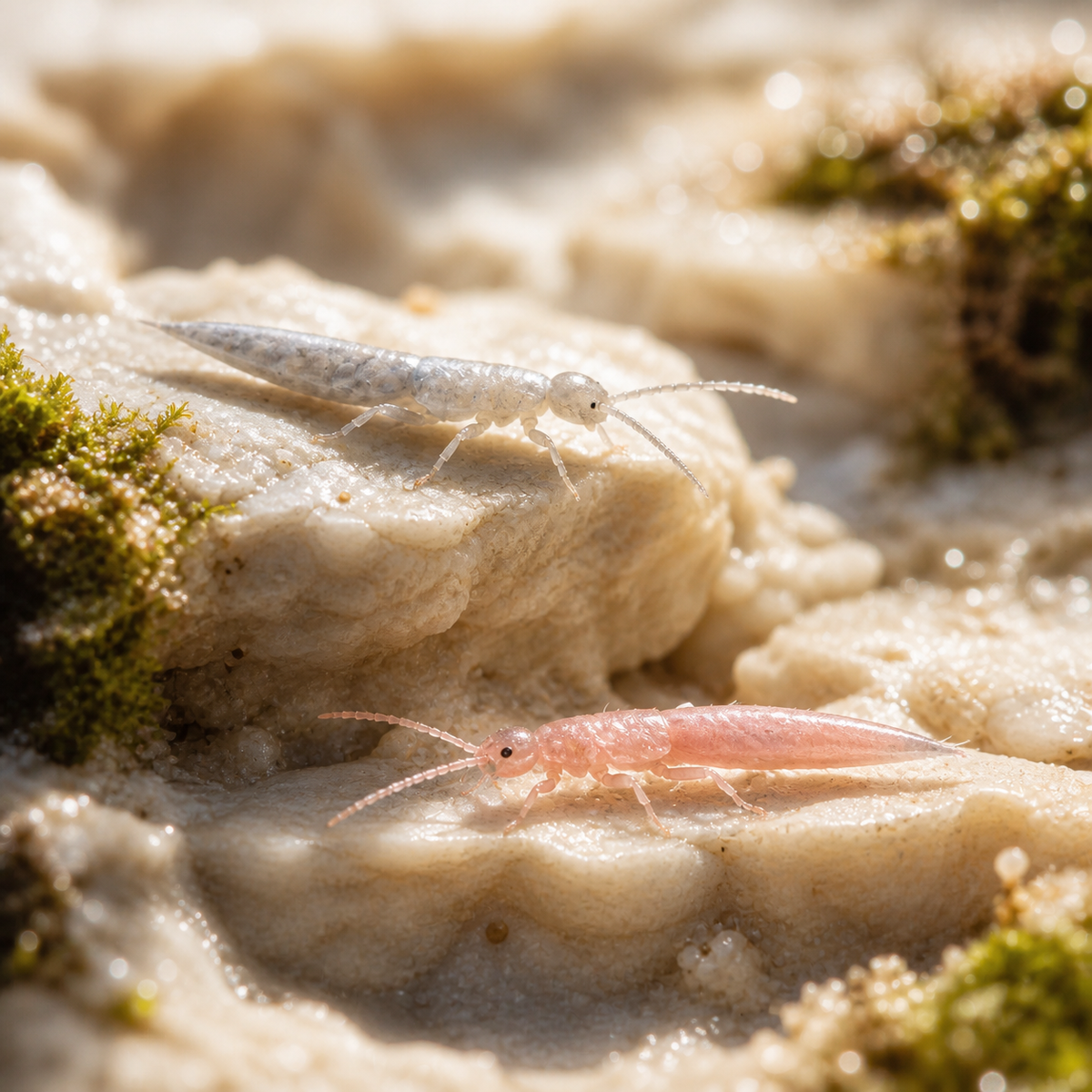 Silver + Tropical Pink Springtail Combo (image 2 of 2)