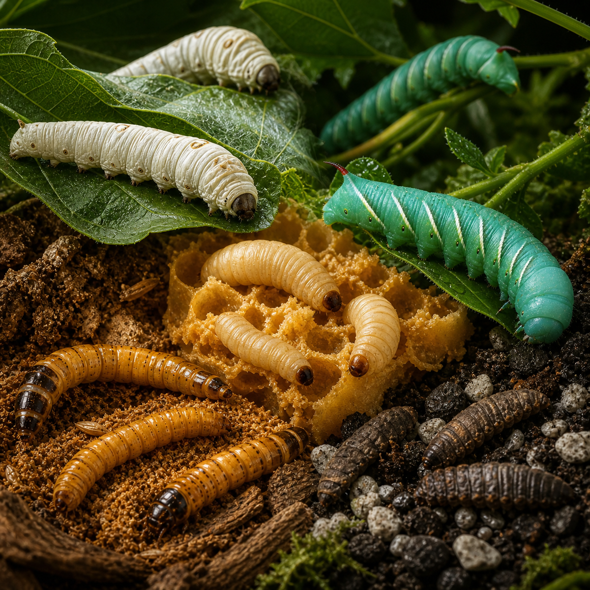 Deluxe Worm Sampler (5 Worm Varieties) (image 2 of 2)