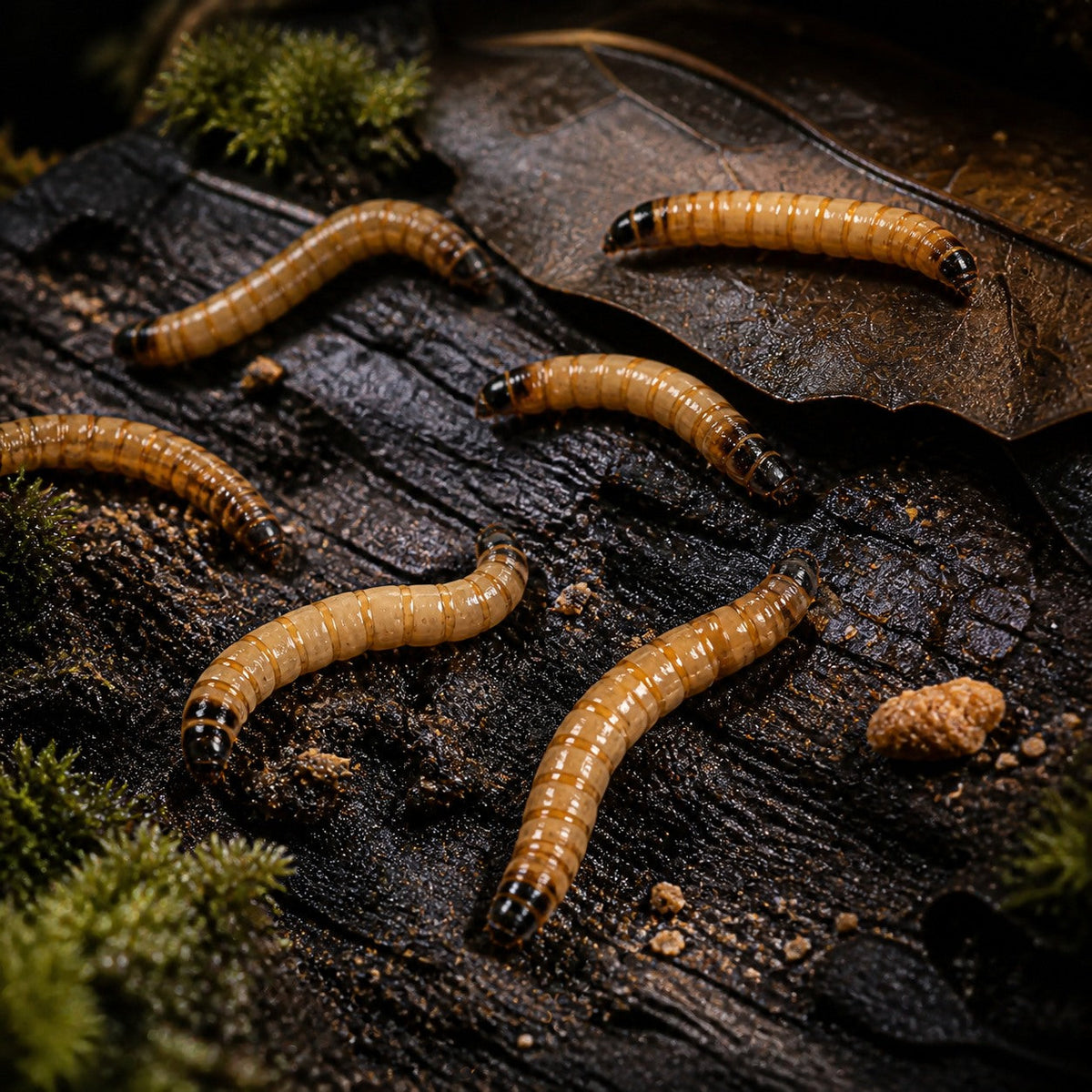 Superworms, Large in Bulk, 1.5 to 2 Inch (Zophobas morio)