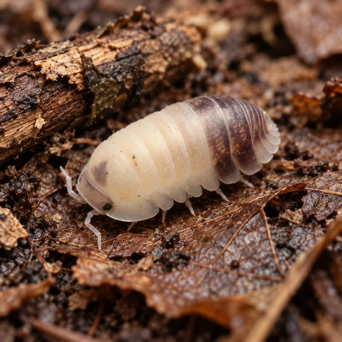 AI-generated reference-guided close view of Tapir isopods.