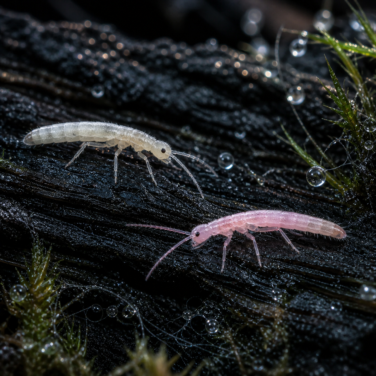 Temperate White + Tropical Pink Springtail Combo (image 2 of 2)