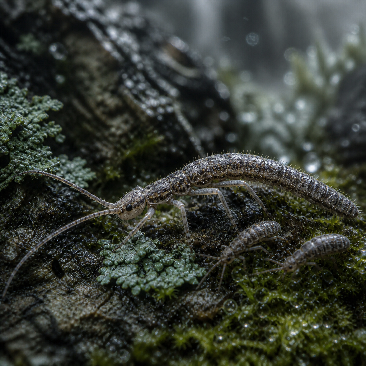Giant Silver Springtails (Tomocerus vulgaris) (image 2 of 2)