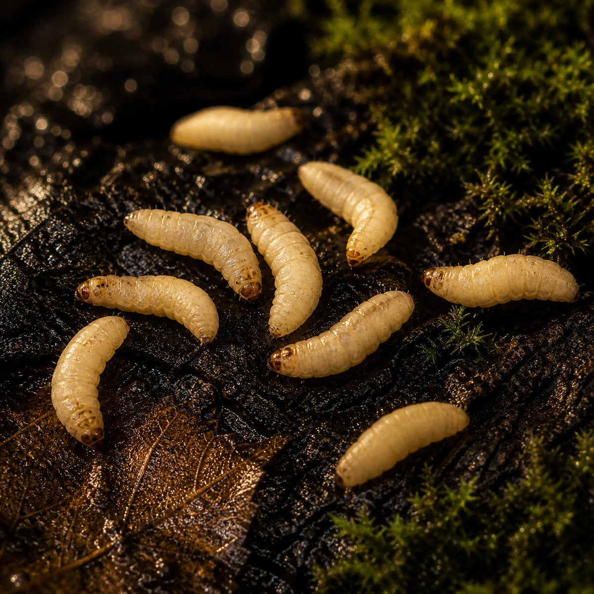 Wax Worms (Galleria mellonella)