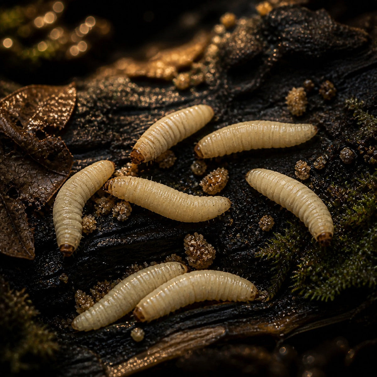 Wax Worms (Galleria mellonella)