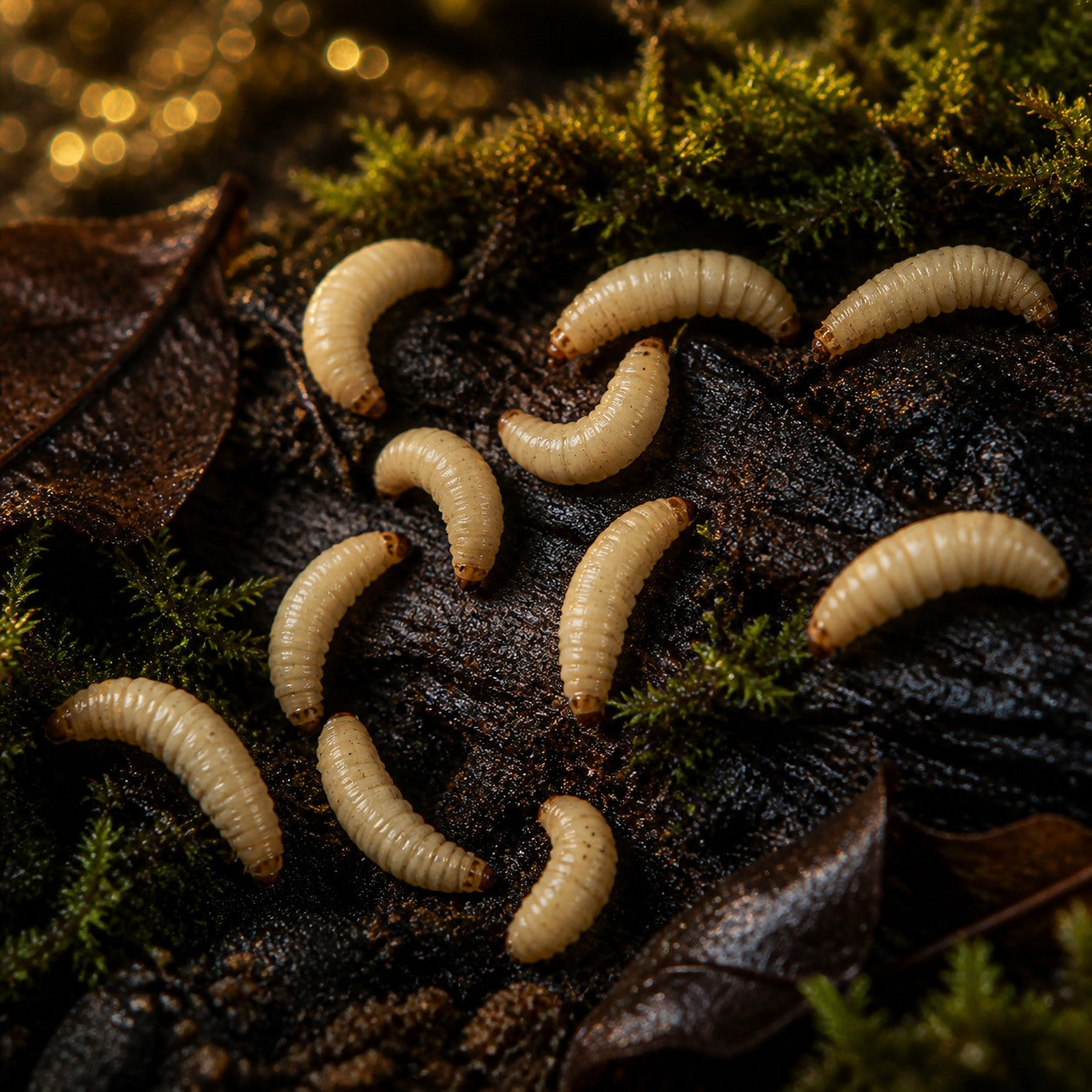 Wax Worms (Galleria mellonella)