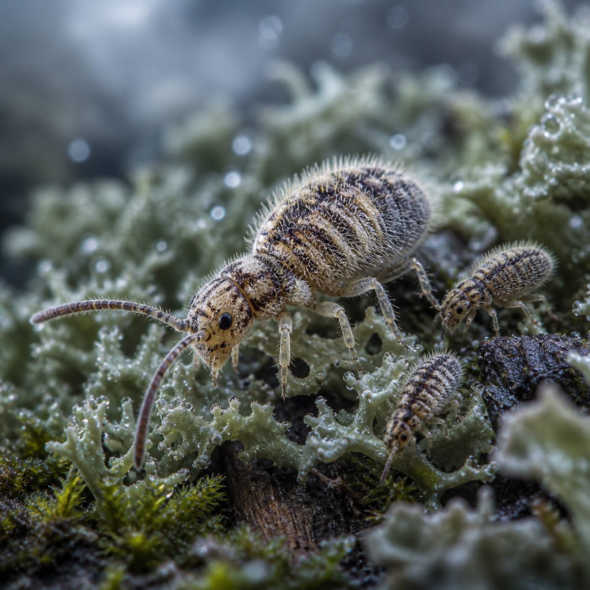 Woolly Mammoth Springtails (Orchesella villosa) (image 2 of 2)